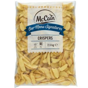Bulvytės šaldytos griežinėliais, CRISPERS, McCain, 2,5 kg